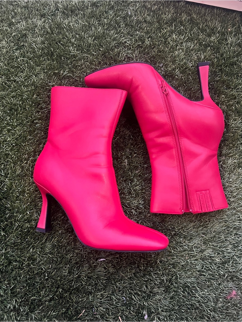Women's Red Heeled Ankle Boots